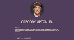 Desktop Screenshot of gregoryuptonjr.com