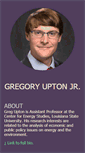 Mobile Screenshot of gregoryuptonjr.com